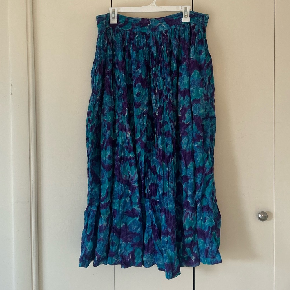 Forenza Vintage floral Cotton maxi skirt M